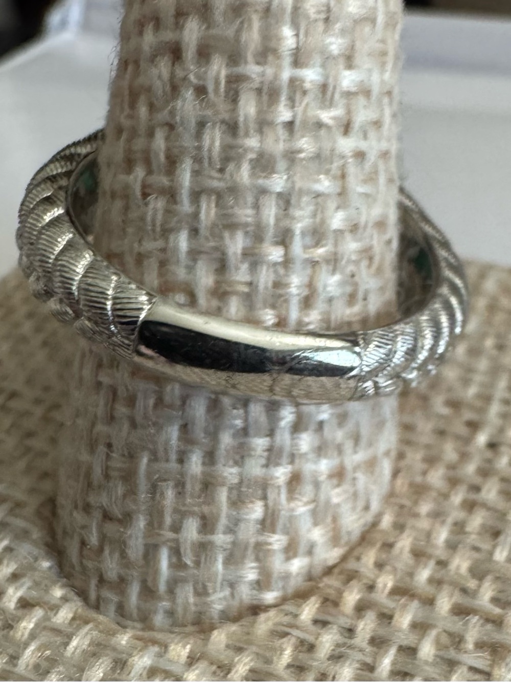 Judith Ripka Faceted Green Goddess Chalcedony Faceted Ring - Picture 4 of 4
